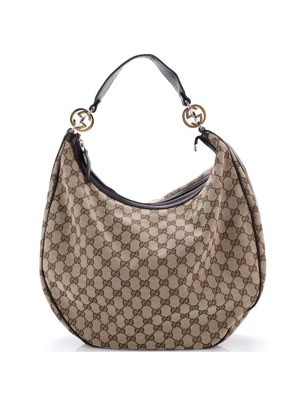 Gucci Twins Hobo Gg Canvas Large #294366G87B
